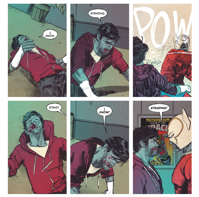 Bear in mind that this is all happening so recently after Scott got out of hospital he’s still wearing bandages over where he slit his wrists. That’ll give you an idea of the kind of person Orion is.